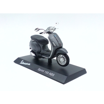 Skuter Vespa Sprint 150 ABS 2014 dark gray - skala 1:18 - Centauria